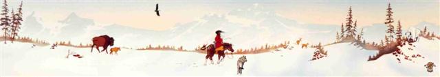 It is said that a long time ago, before the white man, when the animals still spoke, that a woman with special healing talents was brought to the top of the world by the animals, each in turn. She received knowledge of Medicine from the emissary of the Great Spirit, the White Buffalo. This Buffalo Medicine was to be passed down generation to generation, for the good of all.